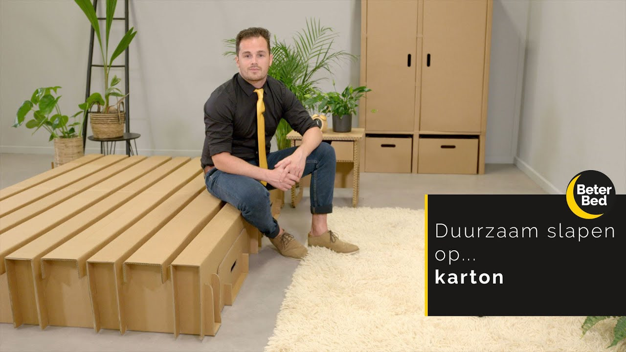 Paper Bed: slapen op karton | Duurzaam Slapen | Beter Bed