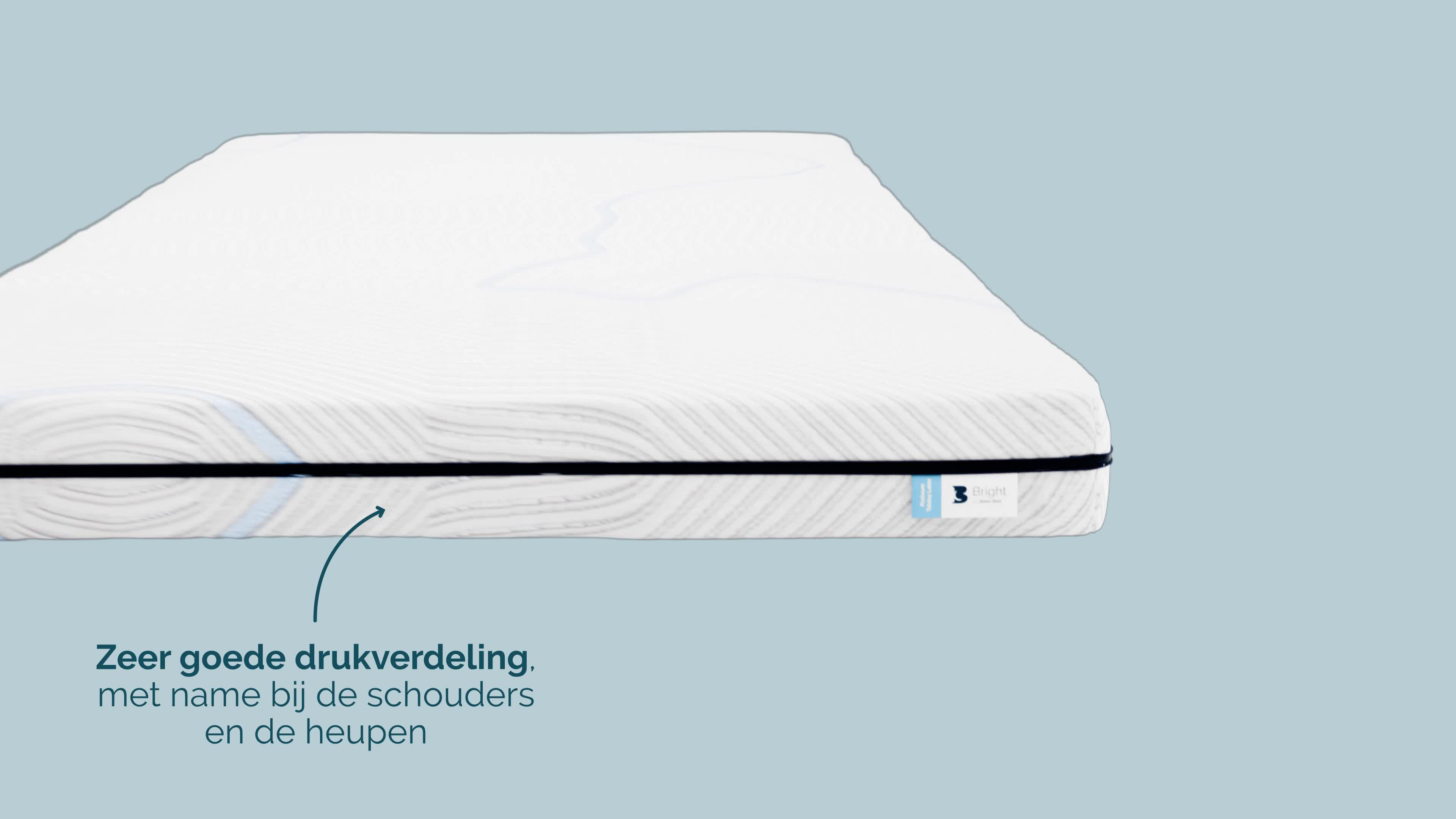 CGI video Platinum Talalay Latex topper | Beter Bed
