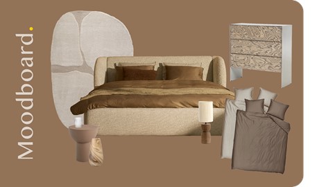 Moodboard bed met alle producten