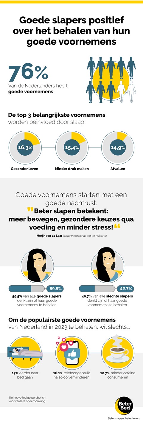 Infographic goede voornemens