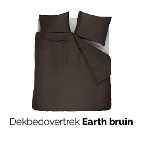 Dekbedovertrek Earth Bruin