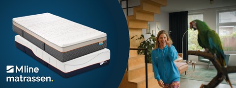 Boxspring met M line matrassen