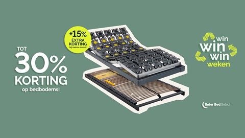 Een zwart-geel matras