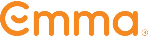 een close-up van een logo