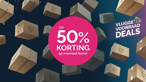 een groep dozen die in de lucht zweven