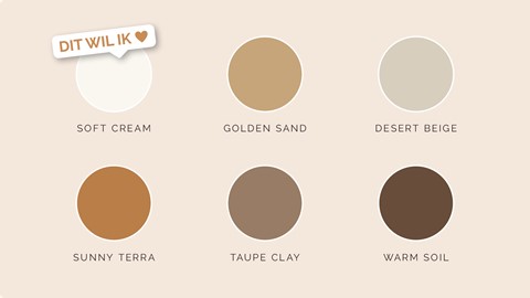 een groep bruine cirkels met tekst