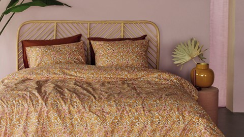 Een sfeervolle slaapkamer soft seventies